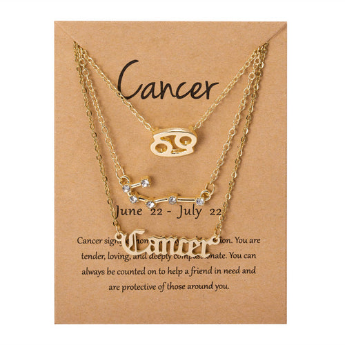 Load image into Gallery viewer, Zodiac Sign Pendant Necklace
